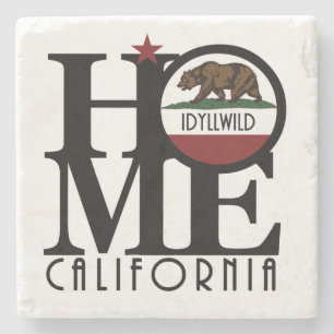 ZUHAUSE Idyllwild California Steinuntersetzer