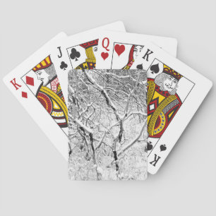 Zuhause im Schnee Spielkarten