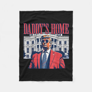 Zuhause I'm Voting Convicted Felon 2024 Trump Dadd Fleecedecke