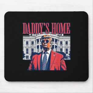 Zuhause I'm Voting Convicted Felon 2024 Trump Dadd Mousepad
