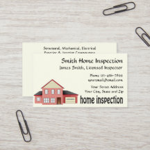Zuhause Inspector Business Card