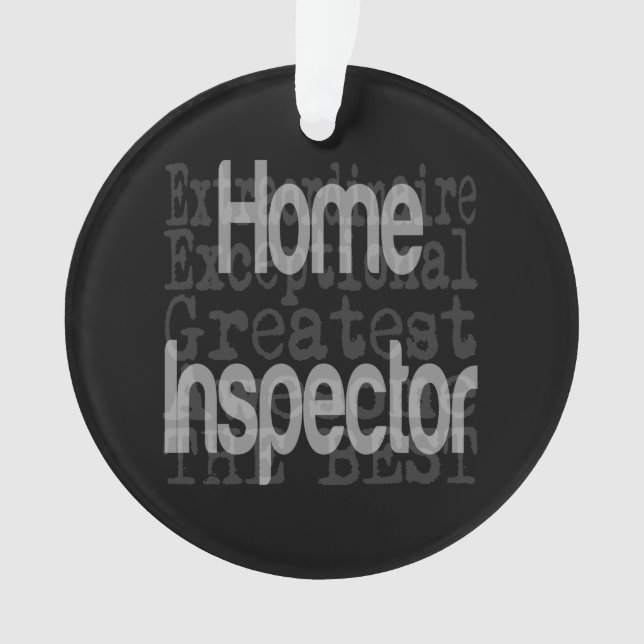 Zuhause Inspector Ornament (Vorderseite)