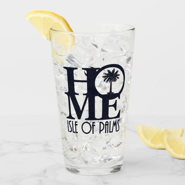 ZUHAUSE Isle of Palms Glas (Vorderseite Ice)
