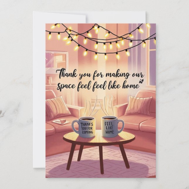 Zuhause ist besser bei Ihnen in der IT-Karte Einladung (Vorderseite)