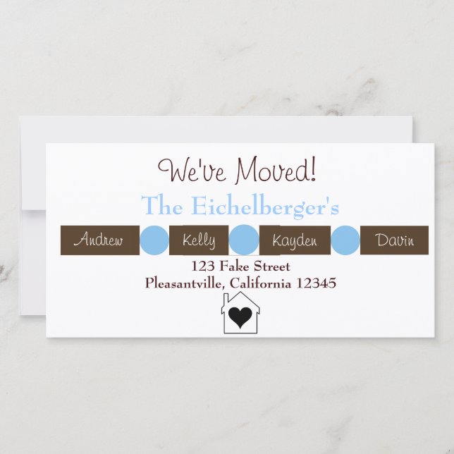 Zuhause ist das Herz Ankündigung (Vorderseite)