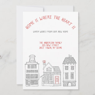 Zuhause ist das Herz, wo wir uns bewegt haben Ankündigung