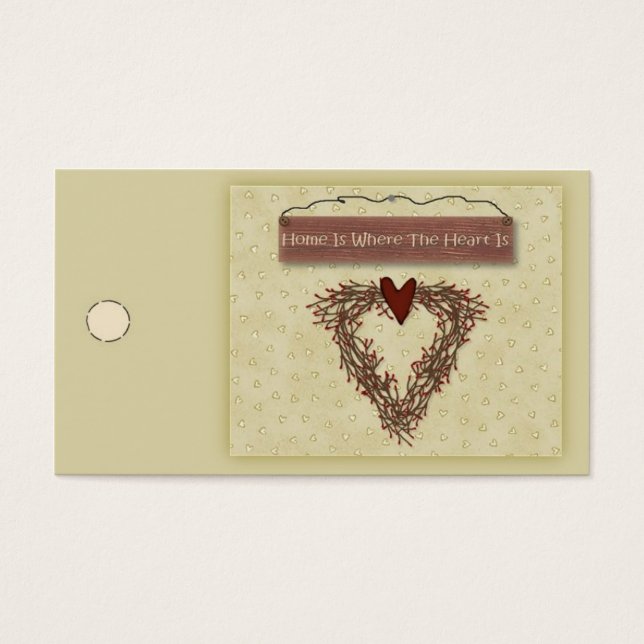 Zuhause ist der Ort, an dem das Herz hing (Vorderseite)