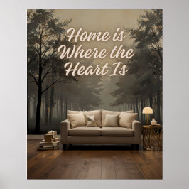 Zuhause ist der Ort, an dem das Herz liegt Poster