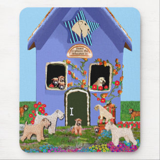 Zuhause ist der Ort, an dem das Wheaten ist Mousepad