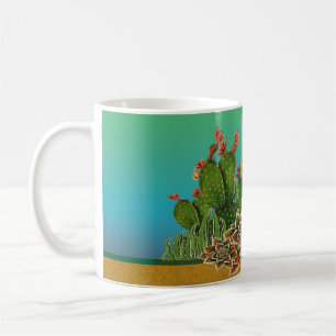 Zuhause ist der Ort, an dem die Kakteen Kaffeetasse