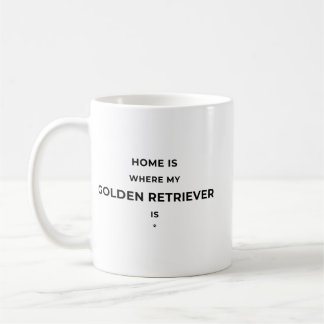 Zuhause ist dort... - Weiße Tasse