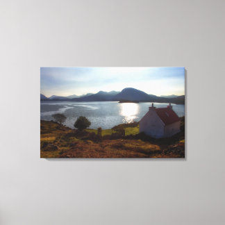 Zuhause ist dort, wo das Herz ist Leinwanddruck