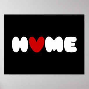 Zuhause ist dort, wo das Herz Poster ist