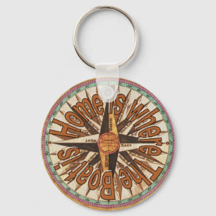 Zuhause ist dort, wo das Schiff ist, Schiff auf de Schlüsselanhänger