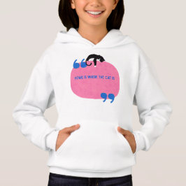 Zuhause ist dort, wo die Katze ist | Cosy Cat Love Hoodie