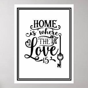 Zuhause ist dort, wo die Liebe ist Poster