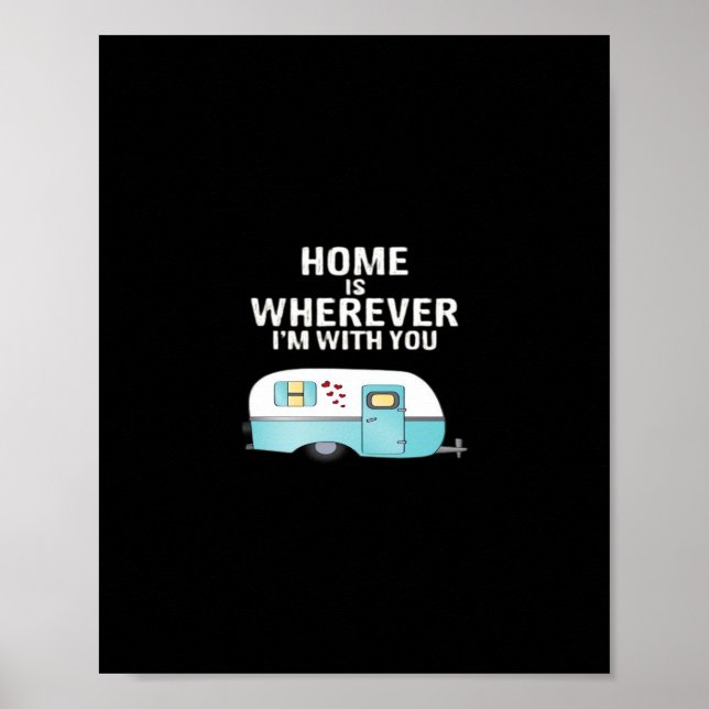 Zuhause ist dort, wo ich mit dir bin Klassischer h Poster (Vorne)