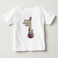 Zuhause ist dort, wo meine Gitarre ist. motivieren