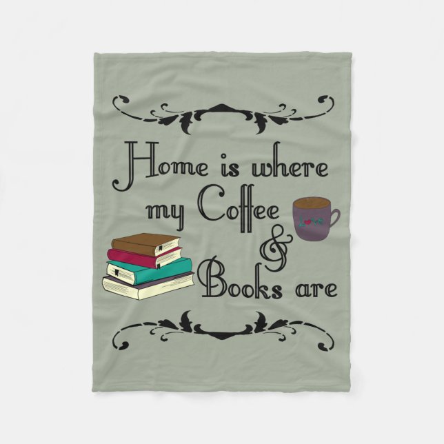 Zuhause ist fleecedecke (Vorderseite)