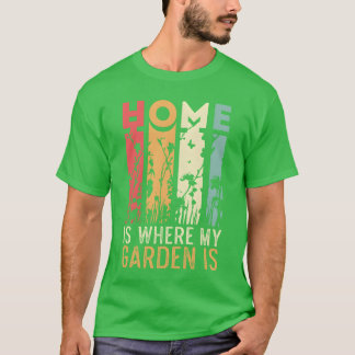 Zuhause ist Garten gewidmet Mutter Geschenk Junge T-Shirt