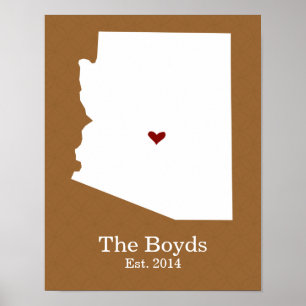 Zuhause ist Ihr Herz - Arizona Poster