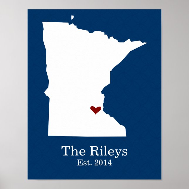Zuhause ist Ihr Herz - Minnesota Poster (Vorne)