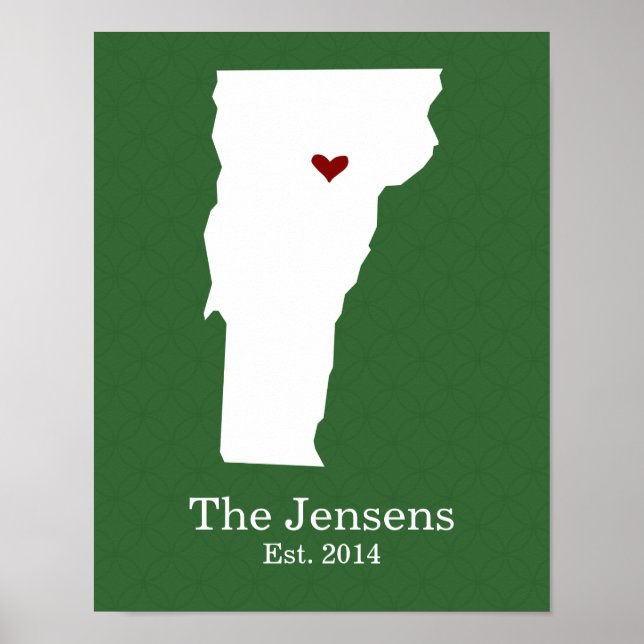Zuhause ist Ihr Herz - Vermont Poster (Vorne)