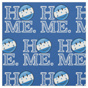 Zuhause ist lächelnder FlaggeHousewarming Stoff