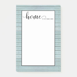 Zuhause ist mein glücklicher Ort Post-it Klebezettel