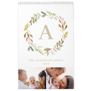 Zuhause ist unser Foto in Aquarellfarbe Kalender