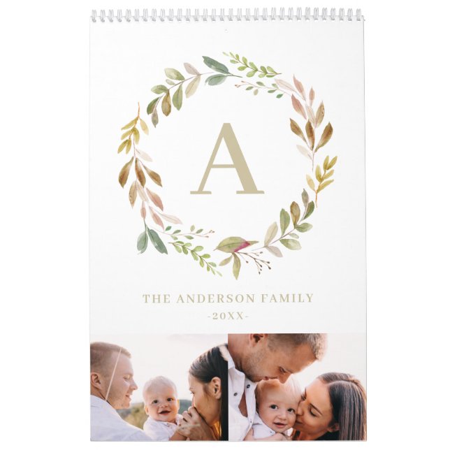 Zuhause ist unser Foto in Aquarellfarbe Kalender (Titelbild)