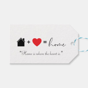 Zuhause ist Wo das Herz das echte Anwesen ist  Geschenkanhänger