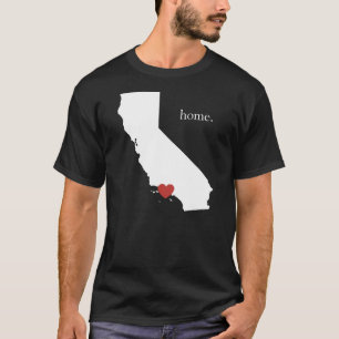 Zuhause ist, wo das Herz ist - Kalifornien T-Shirt