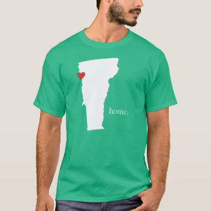 Zuhause ist, wo das Herz ist - Vermont T-Shirt