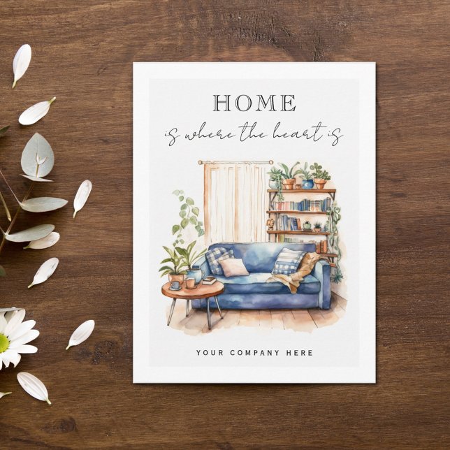 Zuhause ist, wo das Herz ist wirklich Landwirtscha Postkarte (Von Creator hochgeladen)