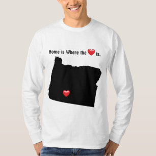 Zuhause ist wo das Herz OREGON T-Shirt