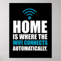 Zuhause ist, wo das Wi-Fi automatisch angeschlosse