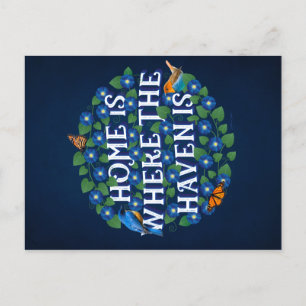 Zuhause ist, wo der Haven ist / Postkarte