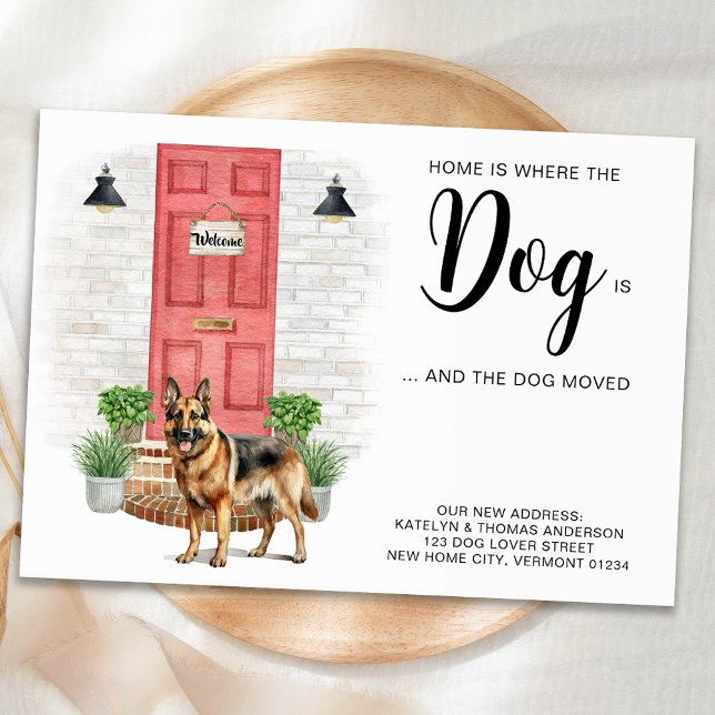 Zuhause ist, wo der Hund ist, wo wir uns bewegt ha Ankündigung (Von Creator hochgeladen)