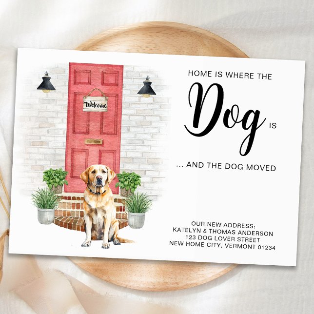 Zuhause ist, wo der Hund ist, wo wir uns bewegt ha Ankündigung (Von Creator hochgeladen)