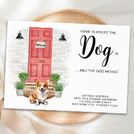 Zuhause ist, wo der Hund ist, wo wir uns bewegt ha Ankündigung