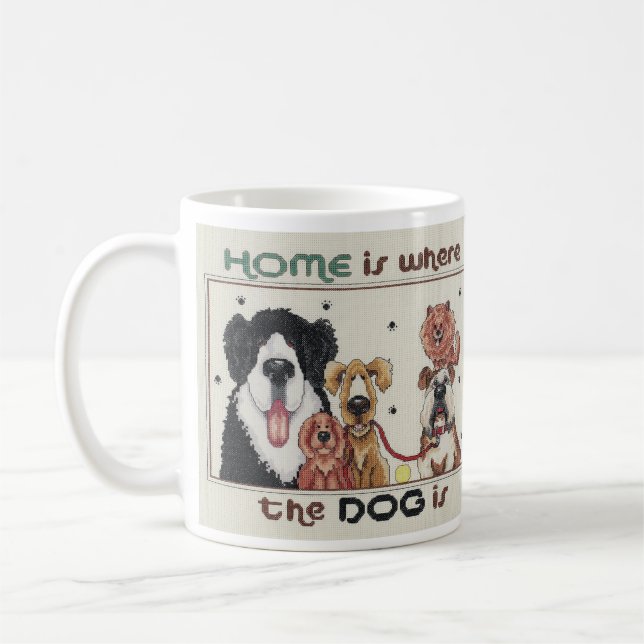 Zuhause ist, wo der Hund Tasse ist (Links)