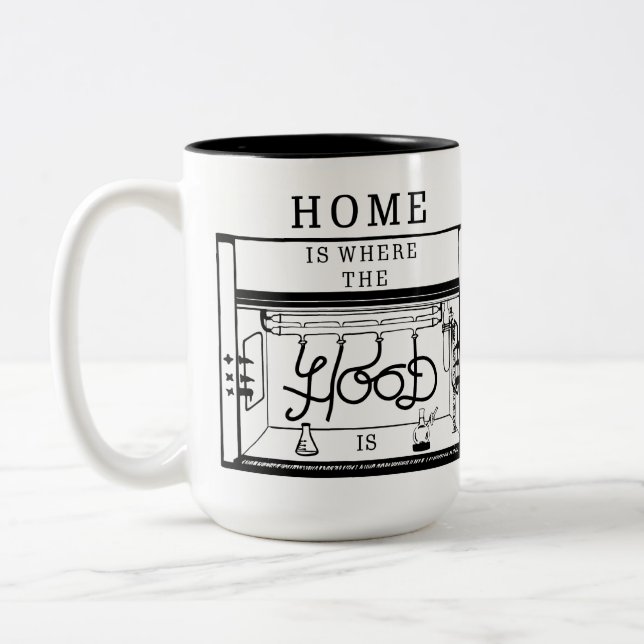 Zuhause ist, wo die Haube Tasse ist (Links)