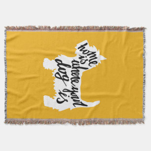 Zuhause ist, wo Ihr Hund ist Decke