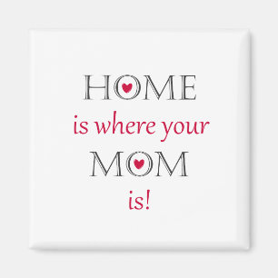 Zuhause ist, wo Ihre Mama Magnet ist