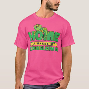Zuhause ist, wo mein Chameleon versteckt ist Panth T-Shirt