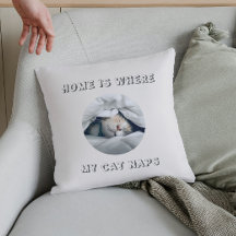 Zuhause ist, wo meine Katze Nickerchen benutzerdef