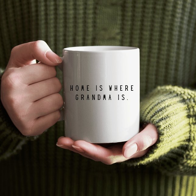 Zuhause ist, wo Oma ist Kaffeetasse (Von Creator hochgeladen)