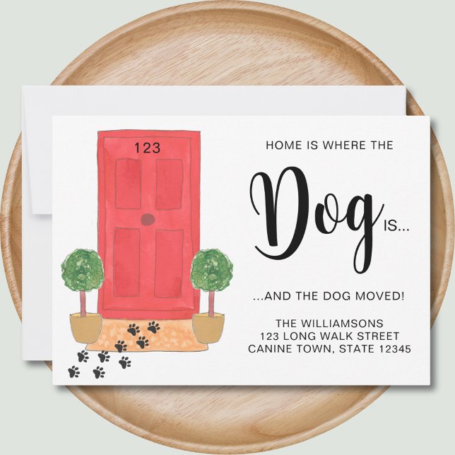 Zuhause ist, wo sich der Hund bewegt Ankündigung (Von Creator hochgeladen)