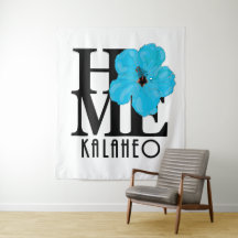 ZUHAUSE Kalaheo Blue Hibiskus